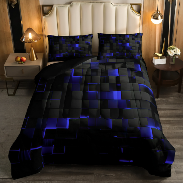 Grid Style Duvet Cover