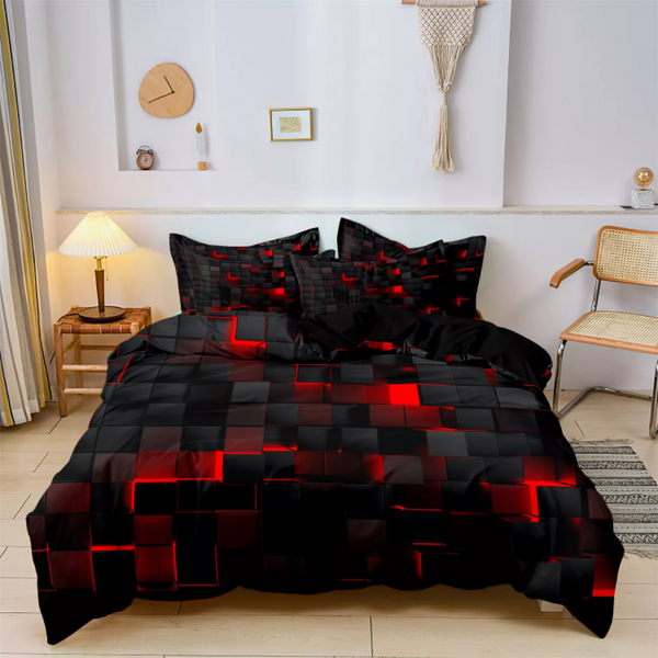 Grid Style Duvet Cover